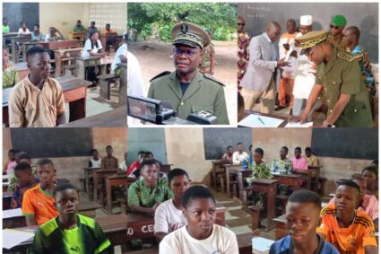 Donga / Éducation: Le Préfet donne le top des épreuves du BEPC 2025 au centre du CEG Partago