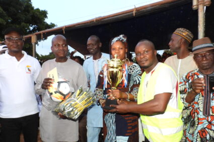 Tournoi de solidarité à Perma : Roger N’dah Sékou mobilise la population en faveur du parti LD, sous le signe de la cohésion sociale.